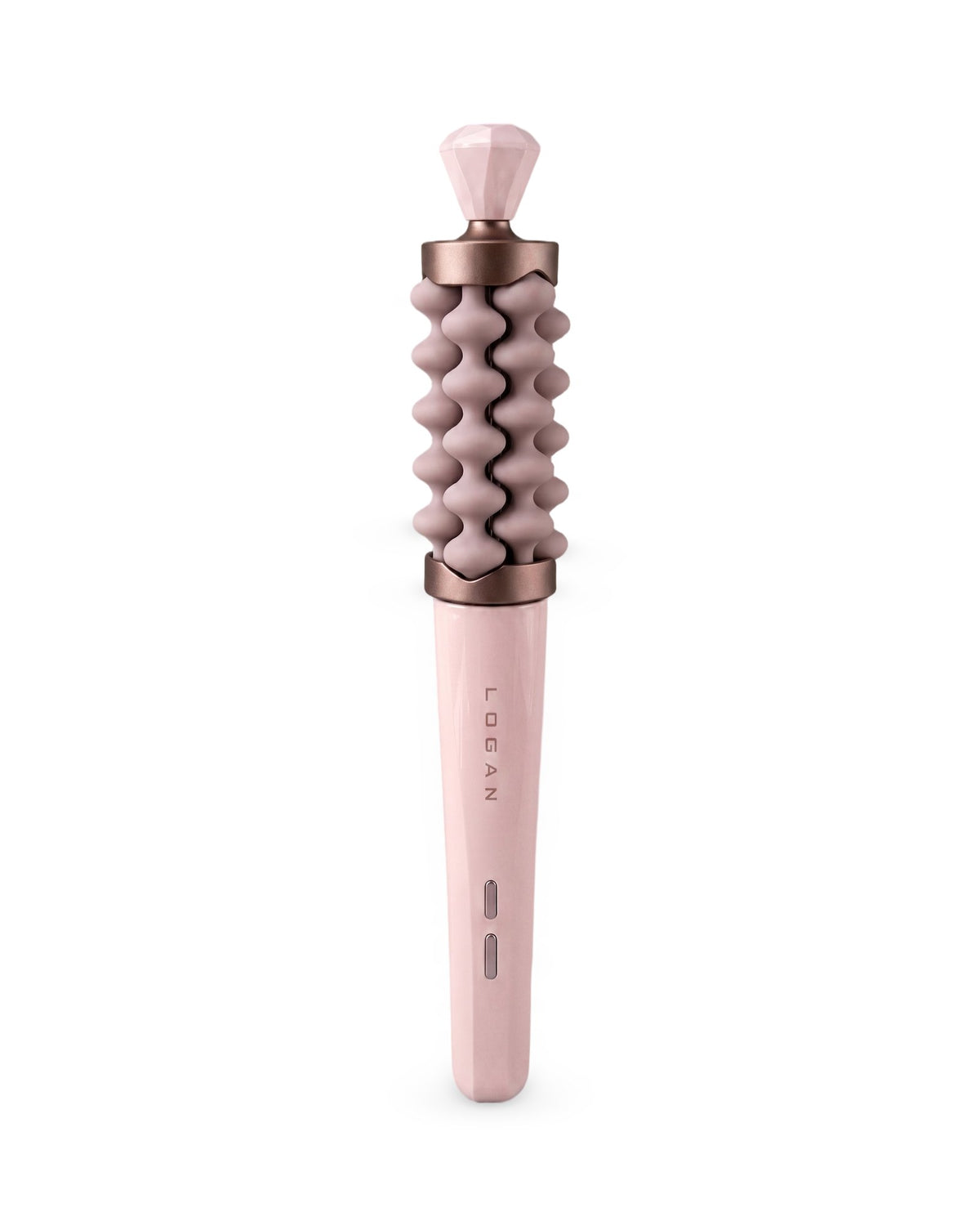 LOGAN EndoSculpt in Pink Blush with the Wave Roller attachment