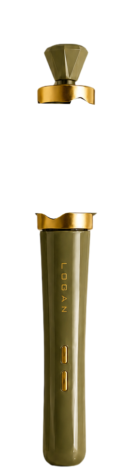 LOGAN EndoSculpt in Sage Olive with the Wave Roller attachment