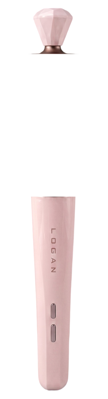 LOGAN EndoSculpt in Pink Blush with the Wave Roller attachment